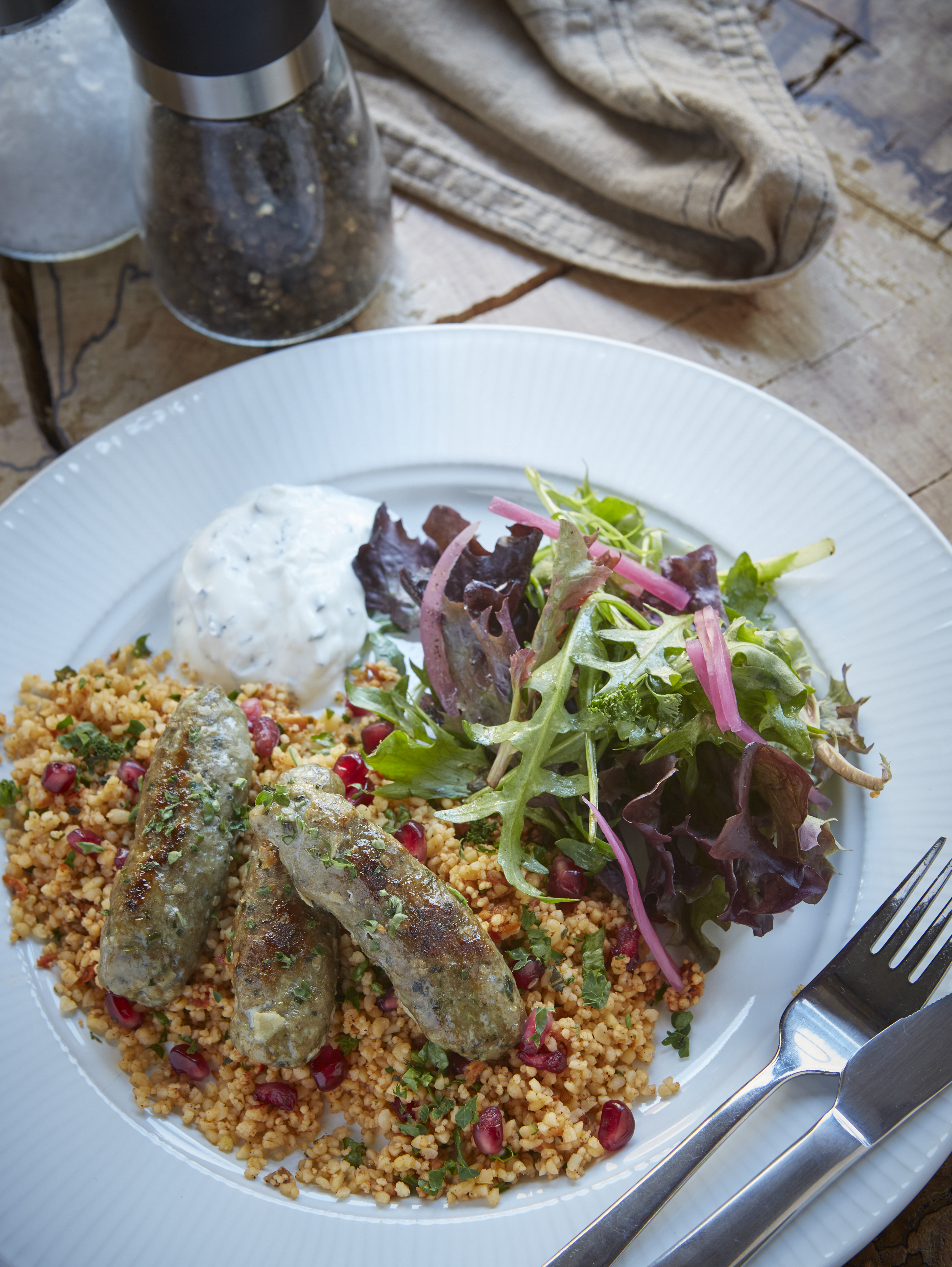 A dish of lamb kofte